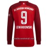 Camiseta de fútbol Manga Larga FC Bayern de Múnich Robert Lewandowski 9 Primera Equipación 2021/22 - Hombre